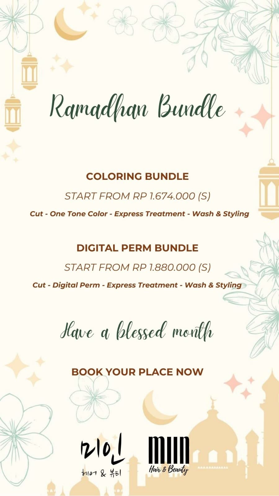 Paket Spesial Ramadhan Coloring dan Digital Perm