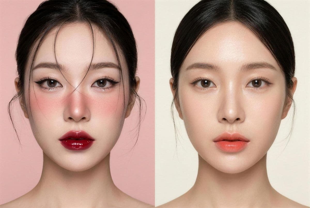 도우인 메이크업 vs 한국 메이크업, 뭐가 다를까?